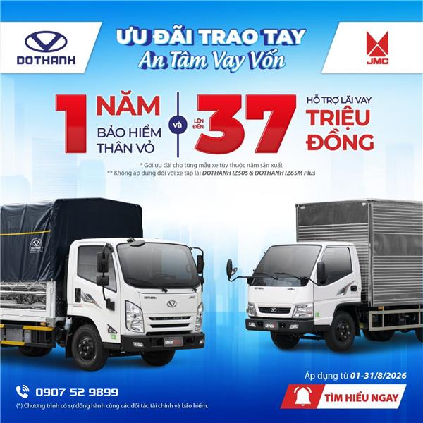 Khuyến mại DOTHANH IZ Tháng 8.2026