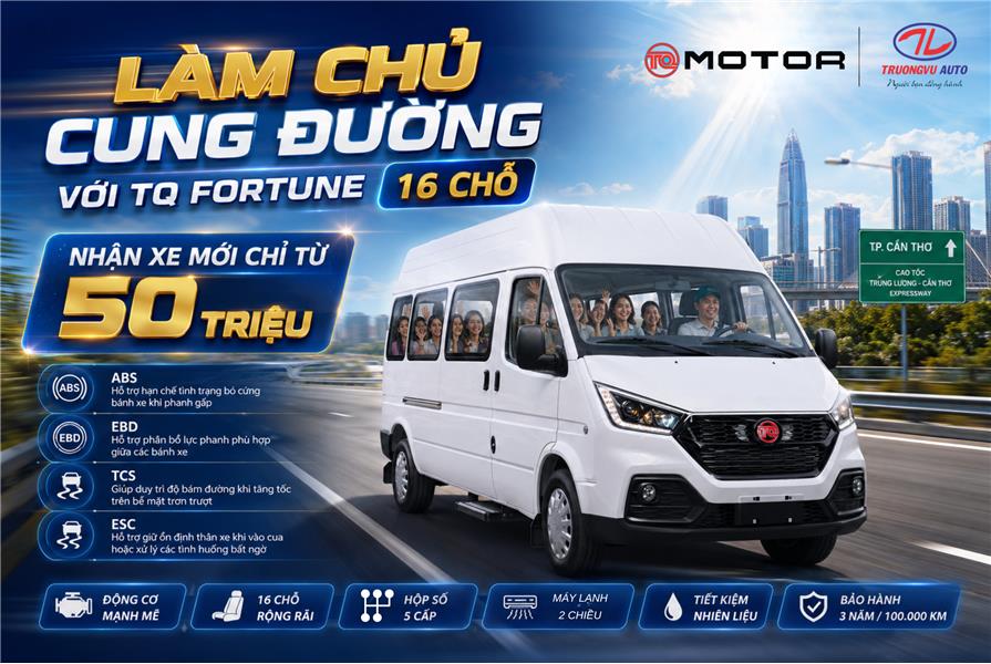 NHẬN NGAY TQ FORTUNE 16 CHỔ CHỈ TỪ 50 TRIỆU